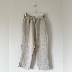 Grade & Gather linen pants beige medium never worn